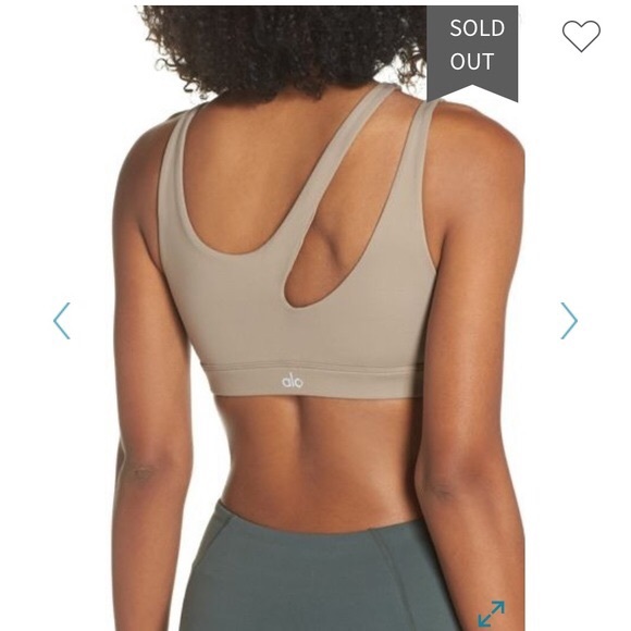 ALO Yoga Other - Alo Yoga Peak Bra Assymetrical - Gravel